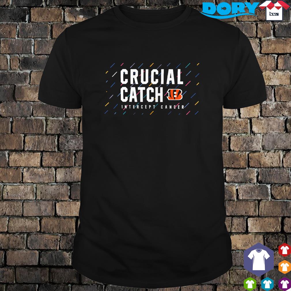 Cincinnati Bengals 2021 Crucial Catch Intercept Cancer Gift Shirt