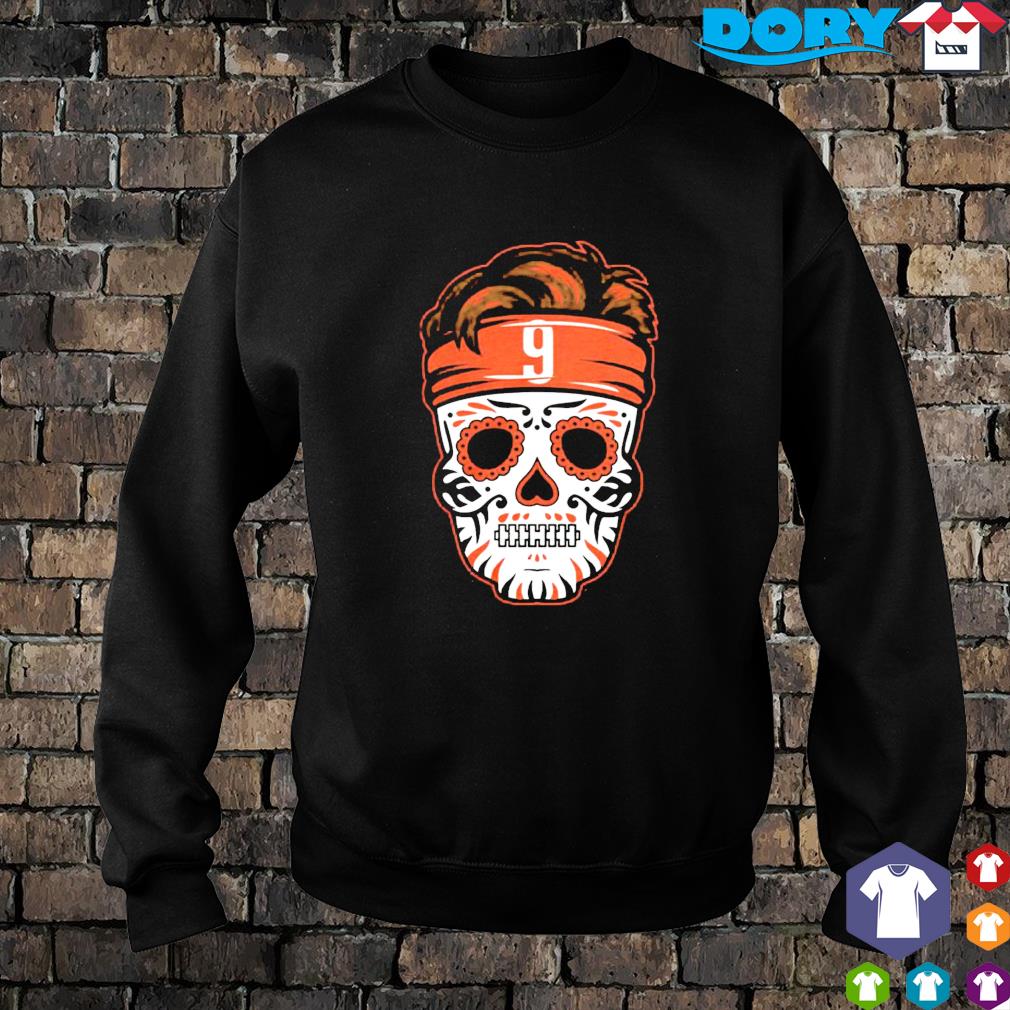 Joe Burrow sugar skull shirt, hoodie, sweater and v-neck t-shirt