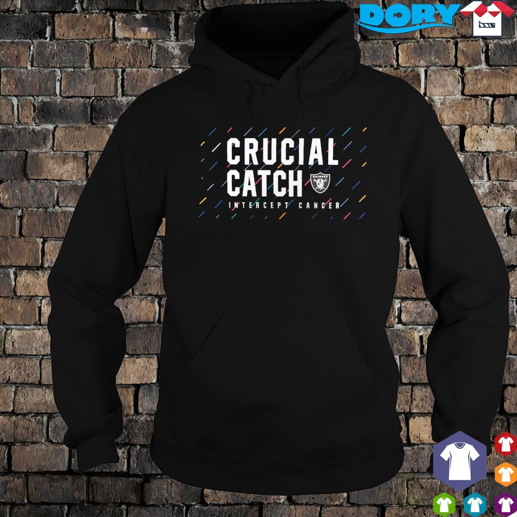 Las vegas raiders 2021 crucial catch intercept cancer shirt, hoodie,  sweater, long sleeve and tank top