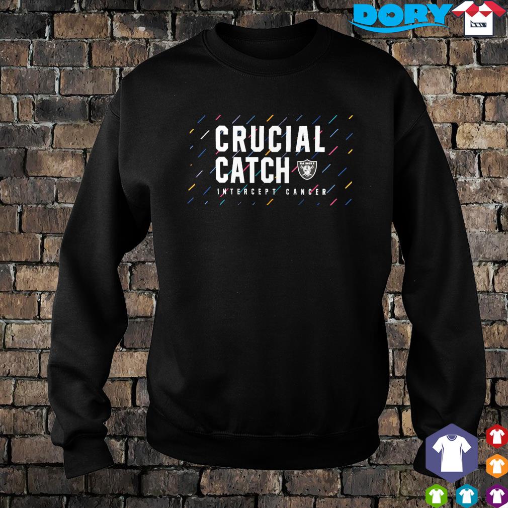 Las Vegas Raiders Intercept Cancer Crucial Catch shirt, hoodie