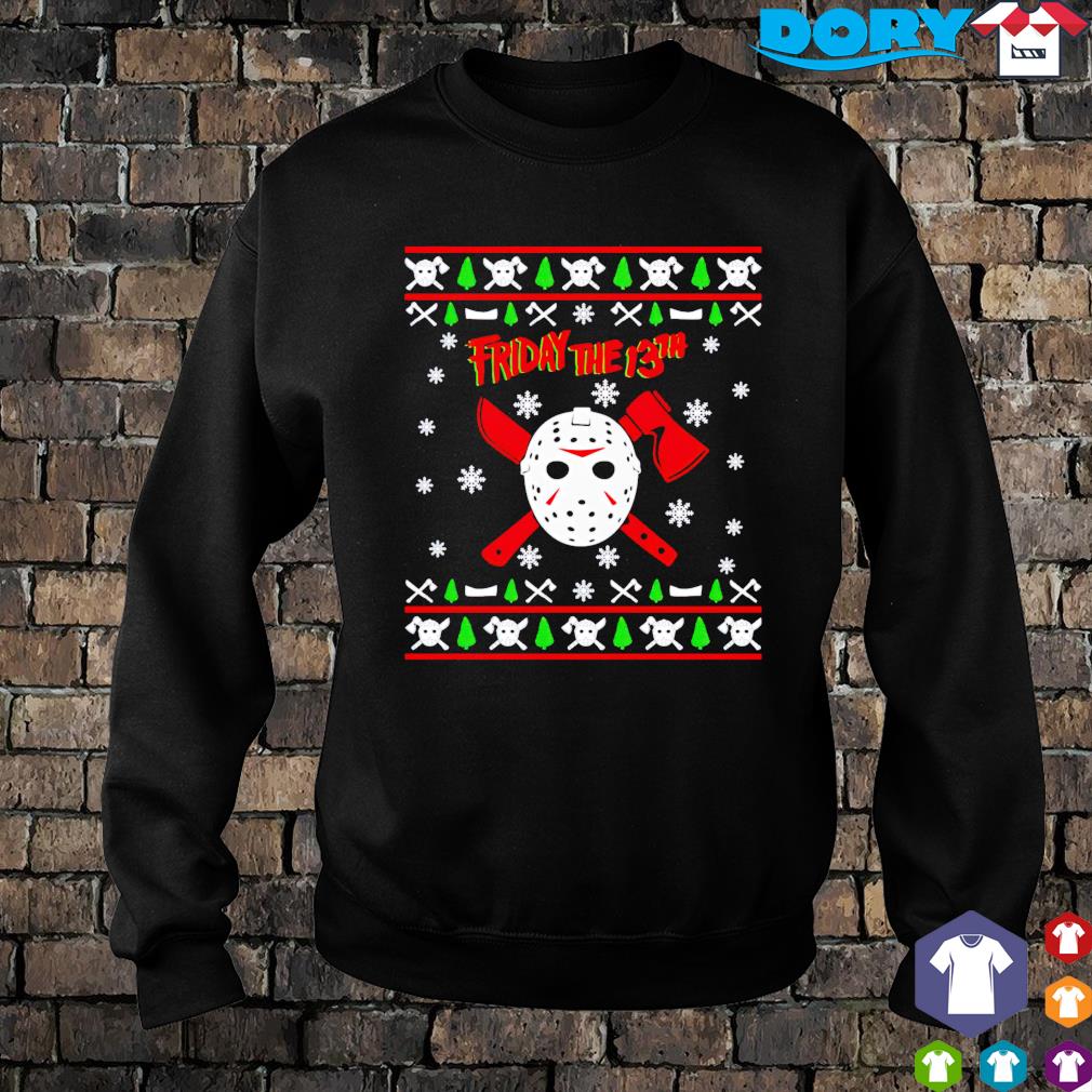 friday the 13th christmas sweater