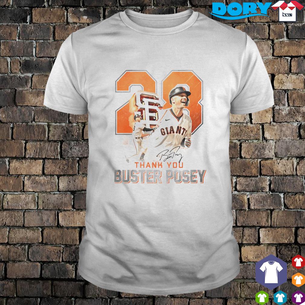 Thank you Buster Posey signature T-shirt, hoodie, sweatshirt and tank top