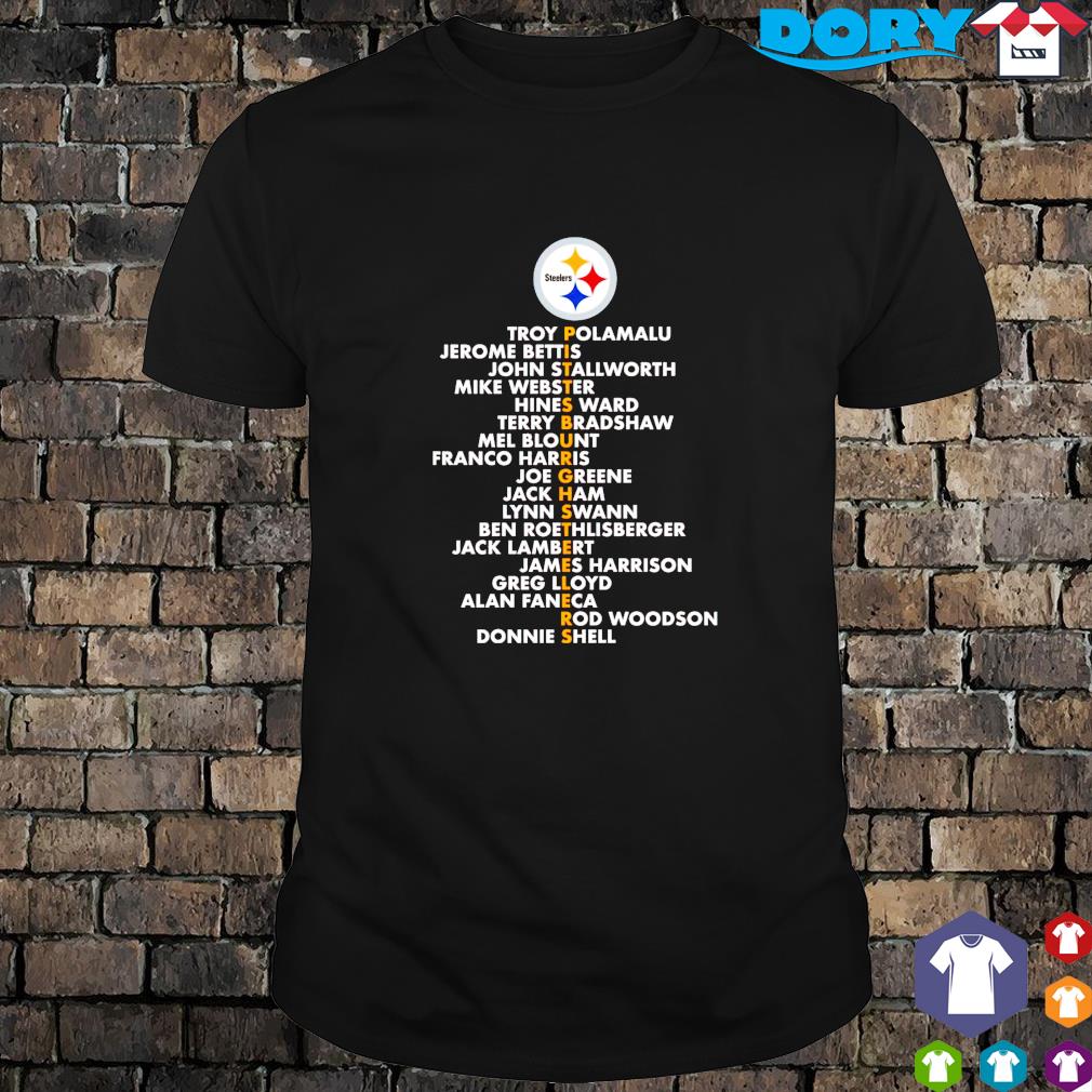 Pittsburgh Steelers troy polamalu jerome bettis john stallworth shirt,  hoodie, sweater, long sleeve and tank top