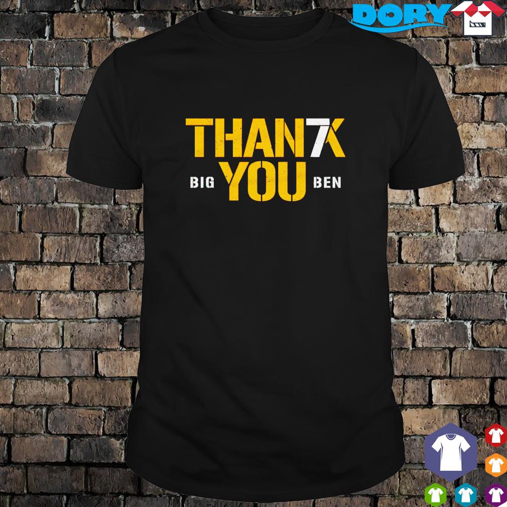 Pittsburgh Steelers Ben Roethlisberger thank you big ben shirt, hoodie,  sweater and v-neck t-shirt