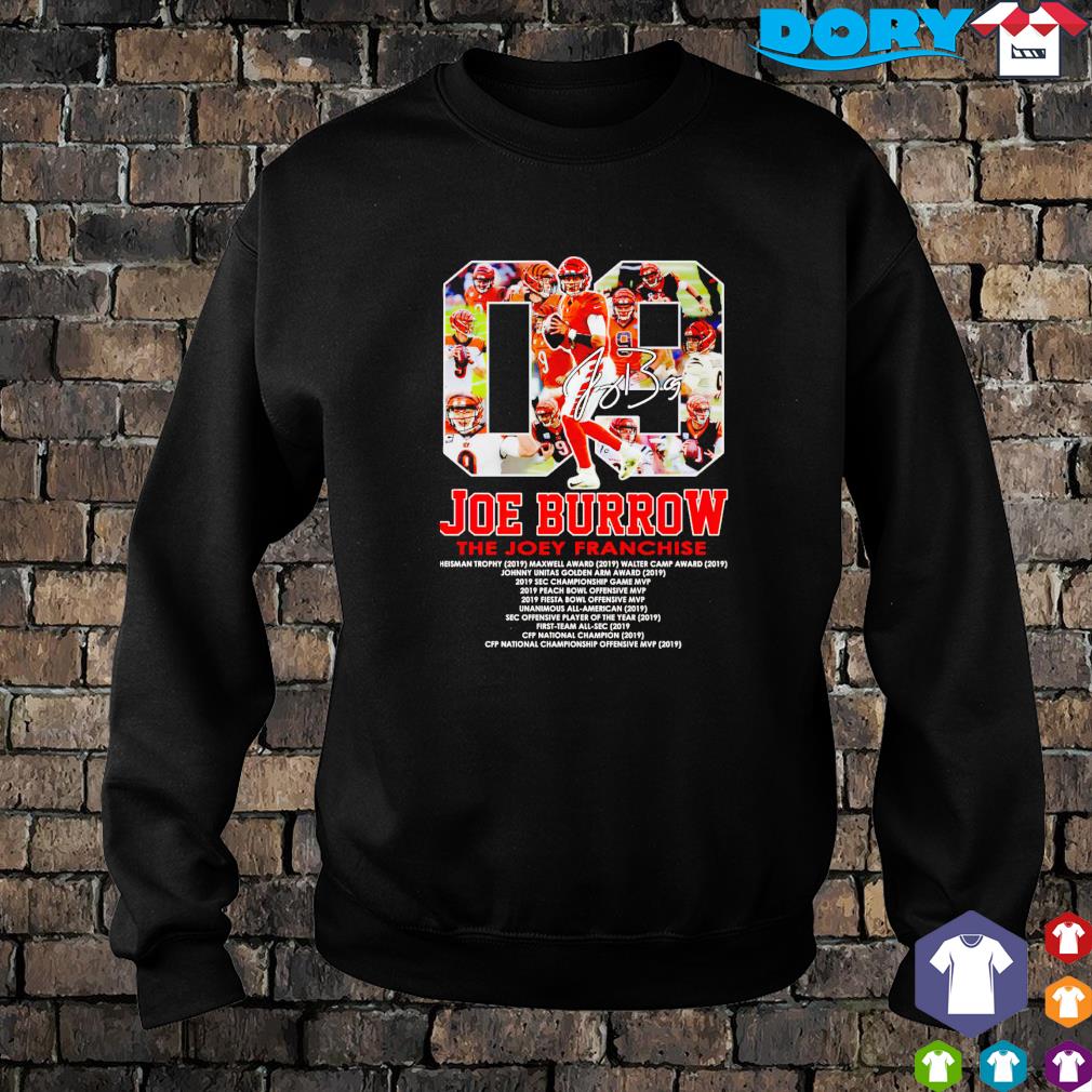 Original joe Burrow Cincinnati Bengals Super Bowl signature shirt, hoodie,  sweater, long sleeve and tank top