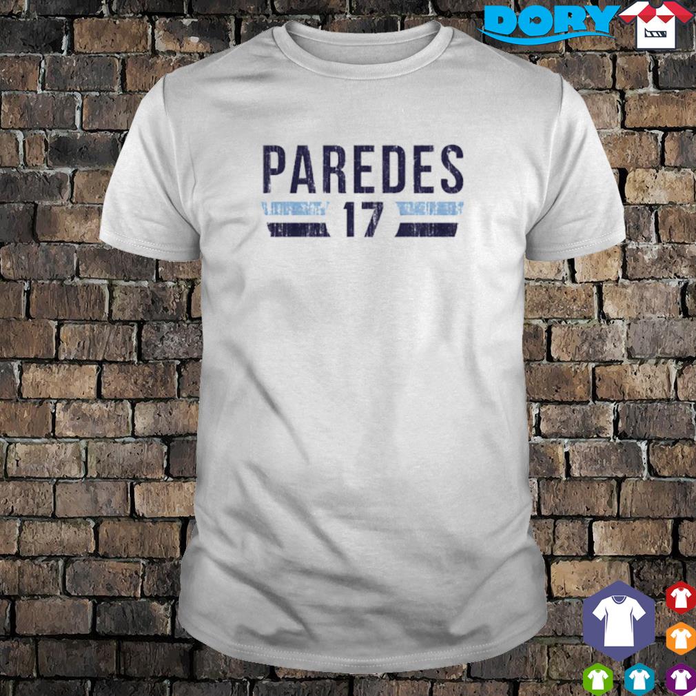 Isaac Paredes 17 Tampa Bay Rays baseball action pose signature 2023 T-shirt,  hoodie, sweater, long sleeve and tank top