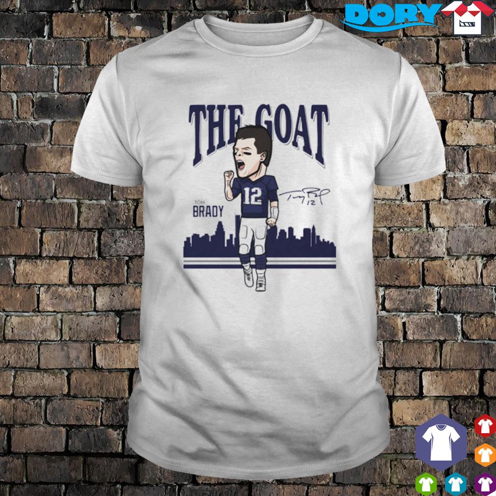 Tom Brady New England The Goat Signatures Shirt - iTeeUS