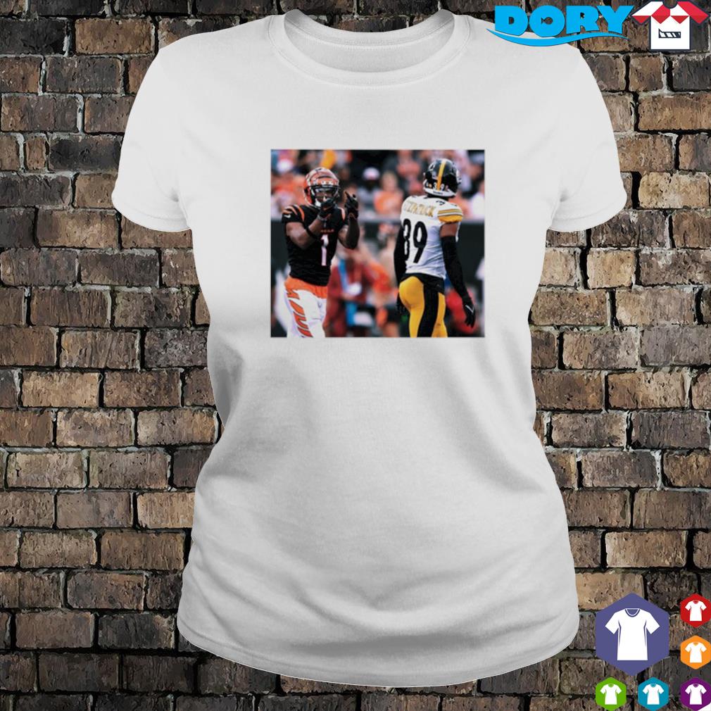 Ja'Marr Chase Middle Finger Minkah Fitzpatrick Football Shirt - Jolly  Family Gifts