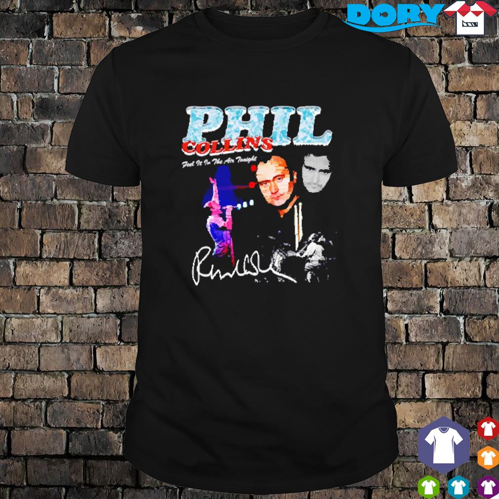 Phil Collins vintage signature shirt