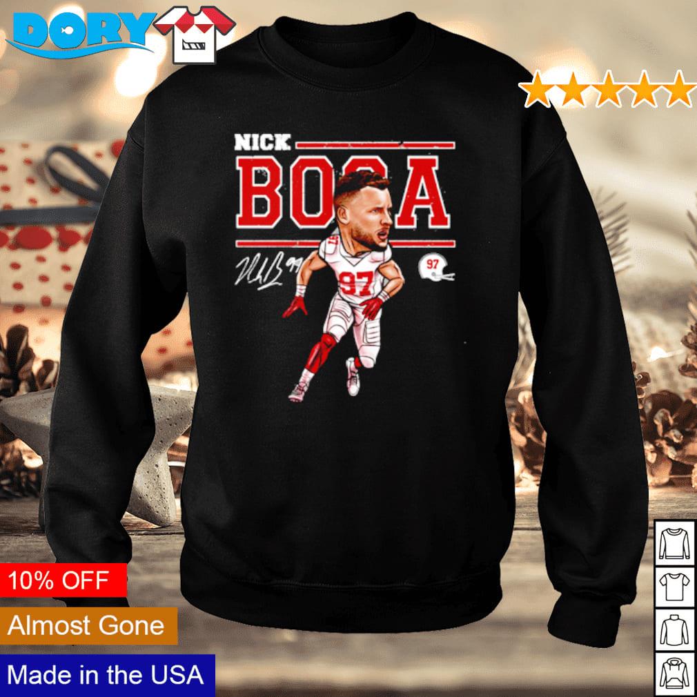 Nick Bosa San Francisco 49ers signature shirt, hoodie, sweater