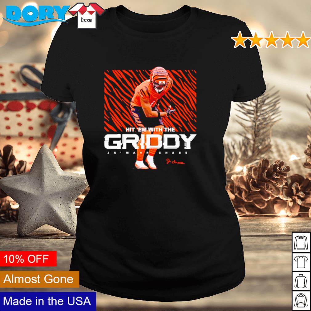 Ja'Marr Chase's Griddy Cincinnati Bengals shirt, hoodie