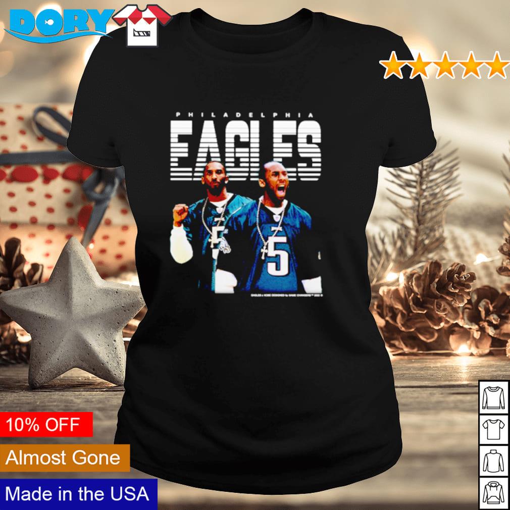 Kobe Bryant Wearing Philadelphia Eagles Jersey Shirt - High-Quality Printed  Brand