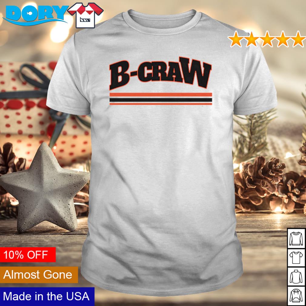 Awesome brandon Crawford B-craw San Fransisco text shirt