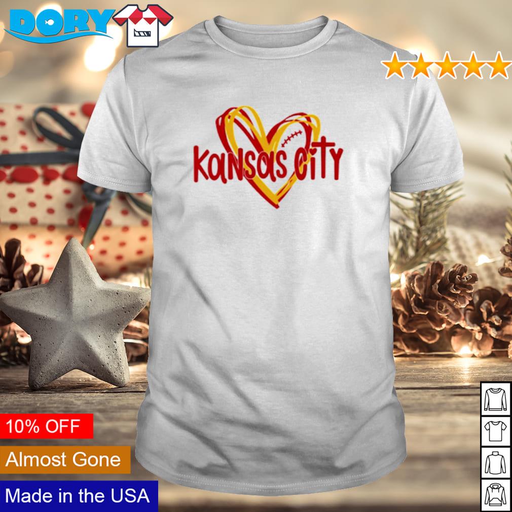 Heart Kansas City Chiefs NFL Football shirt - Limotees