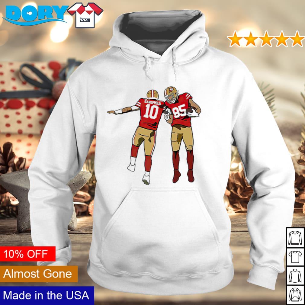 Top jimmy Garoppolo and George Kittle dancing celebration shirt, hoodie,  sweater, long sleeve and tank top