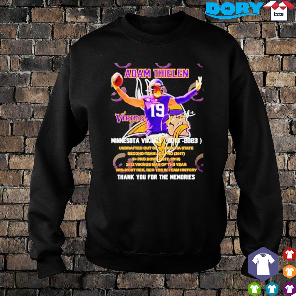 Get Adam Thielen 19 Minnesota Vikings 2013-2023 Thank You For The