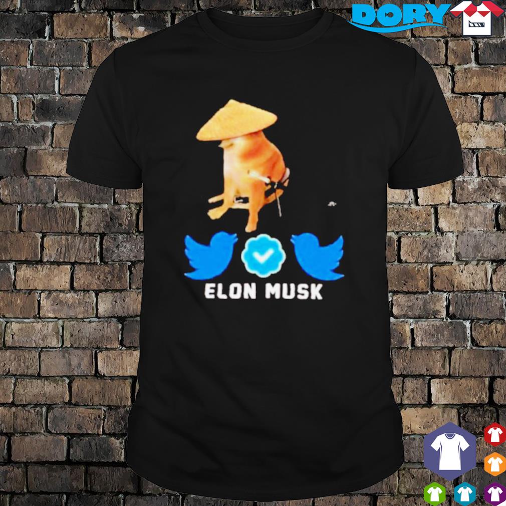 Awesome cheems Doge Elon Musk Twitter shirt