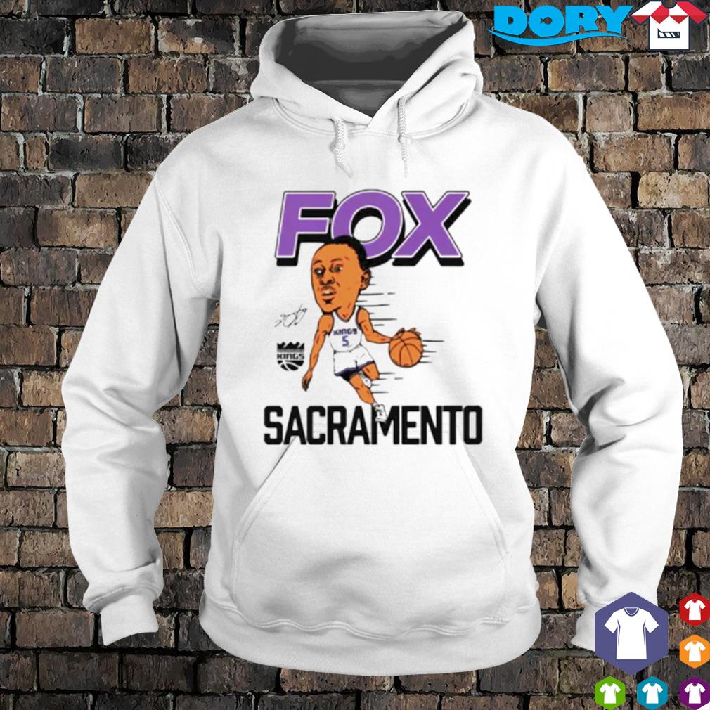 De'Aaron Fox Sacramento Kings basketball Clutch is spelled as Fox signature  gift shirt, hoodie, sweater, long sleeve and tank top