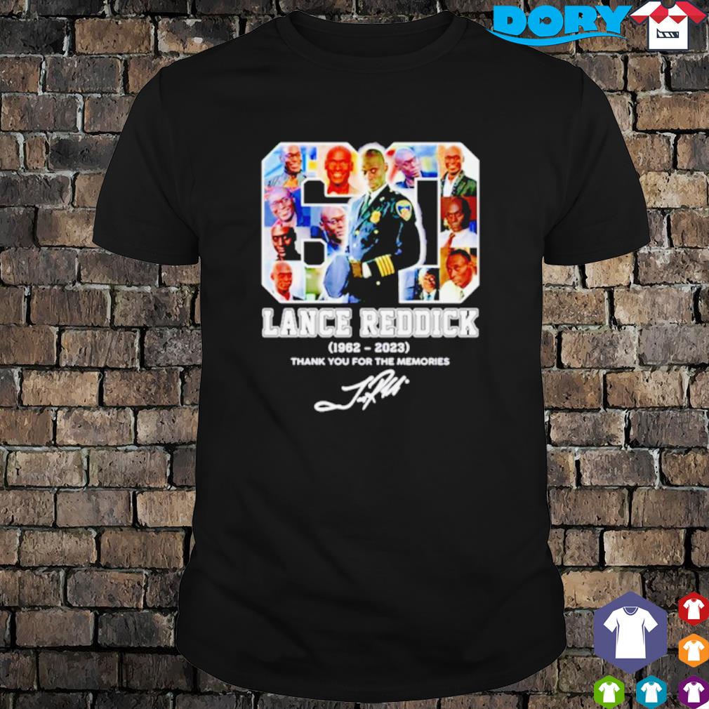 Funny lance Reddick 1962 2023 thank you for the memories siganture shirt