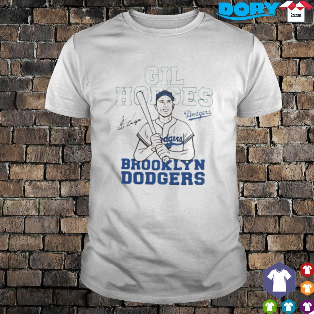Top brooklyn Dodgers Gil Hodges baseball signature shirt