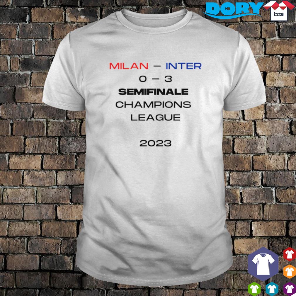 Official milan 0 Inter 3 2023 champions league shirt
