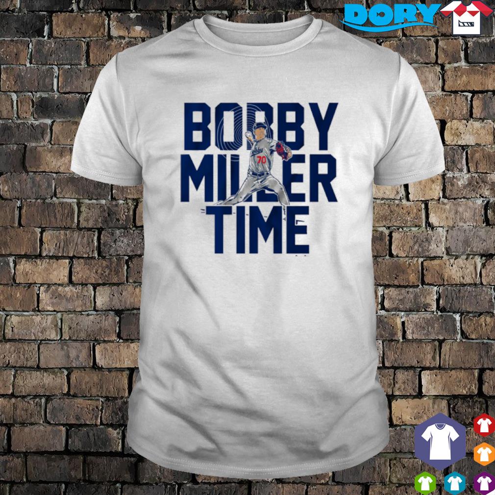 Original bobby Miller Time Los Angeles baseball shirt