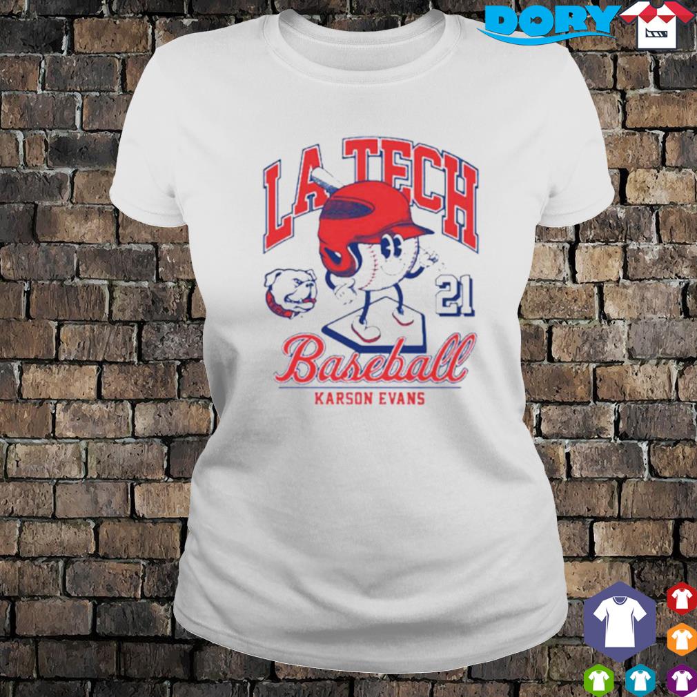 Louisiana Tech Bulldogs Karson Evans 2023 Ncaa Baseball T-shirt,Sweater,  Hoodie, And Long Sleeved, Ladies, Tank Top