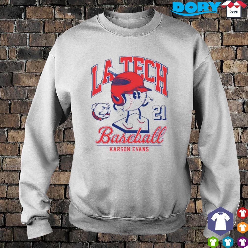 Louisiana Tech Bulldogs Karson Evans 2023 Ncaa Baseball T-shirt,Sweater,  Hoodie, And Long Sleeved, Ladies, Tank Top