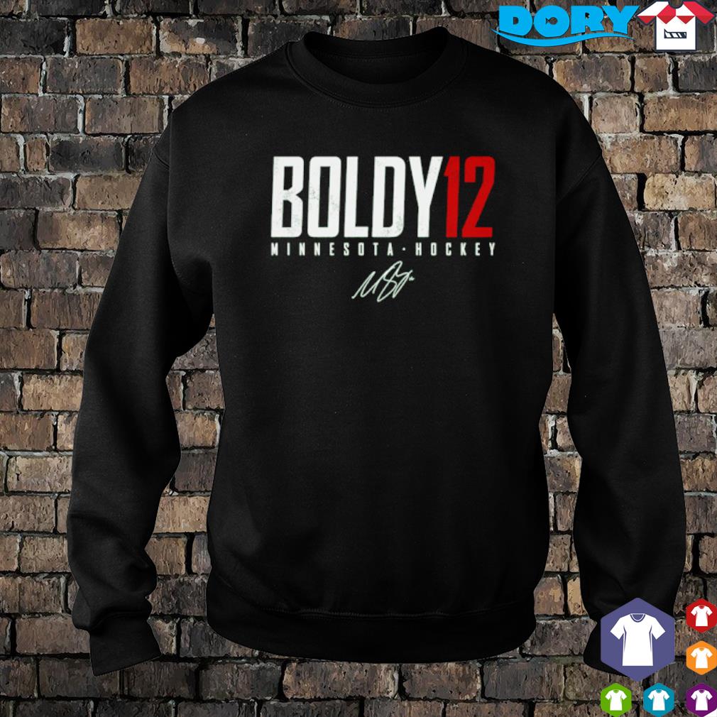 Matt Boldy 12 Minnesota Wild hockey player poster gift shirt, hoodie,  sweater, long sleeve and tank top