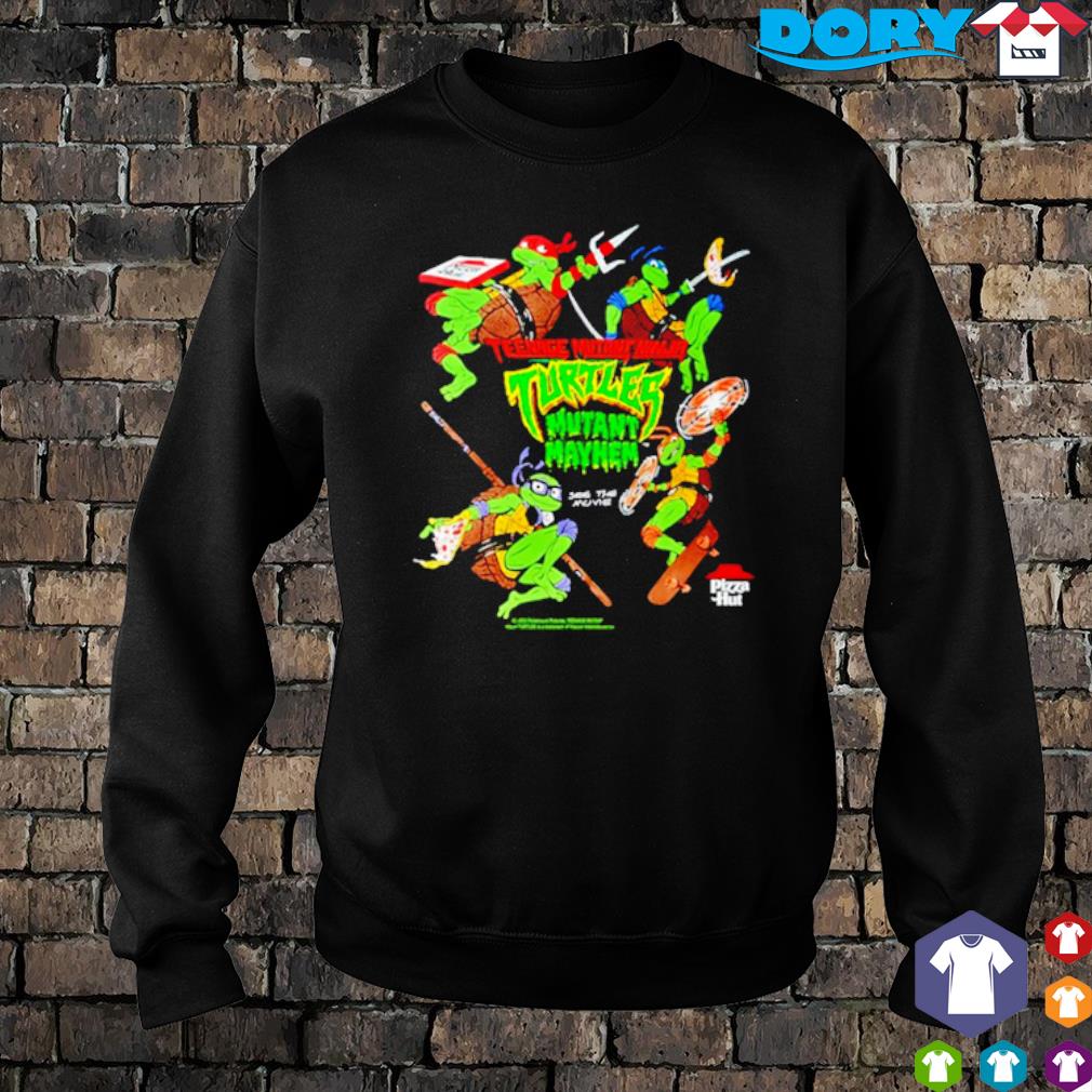 printful2 Teenage Mutant Ninja Turtles: Mutant Mayhem Pizza Kids T-Shirt Kelly / XL