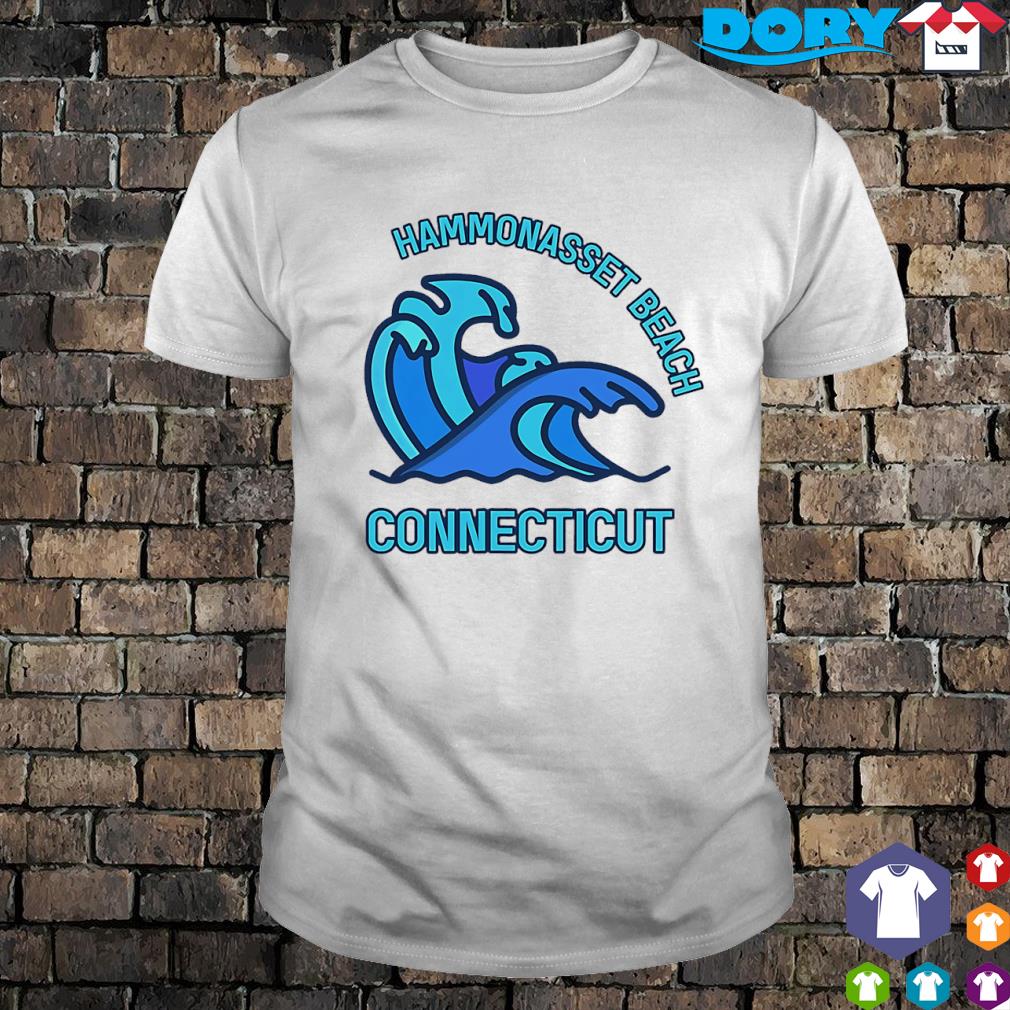 Funny graphic Hammonasset Beach Connecticut Pocket Wave Souvenir shirt