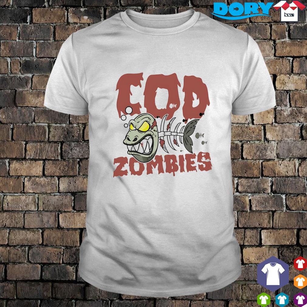 Official cod zombies fishing t-shirt