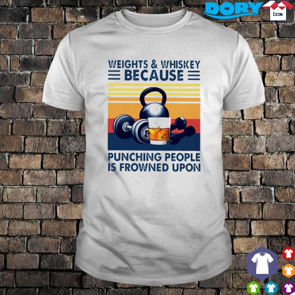 whiskey and weights t shirt